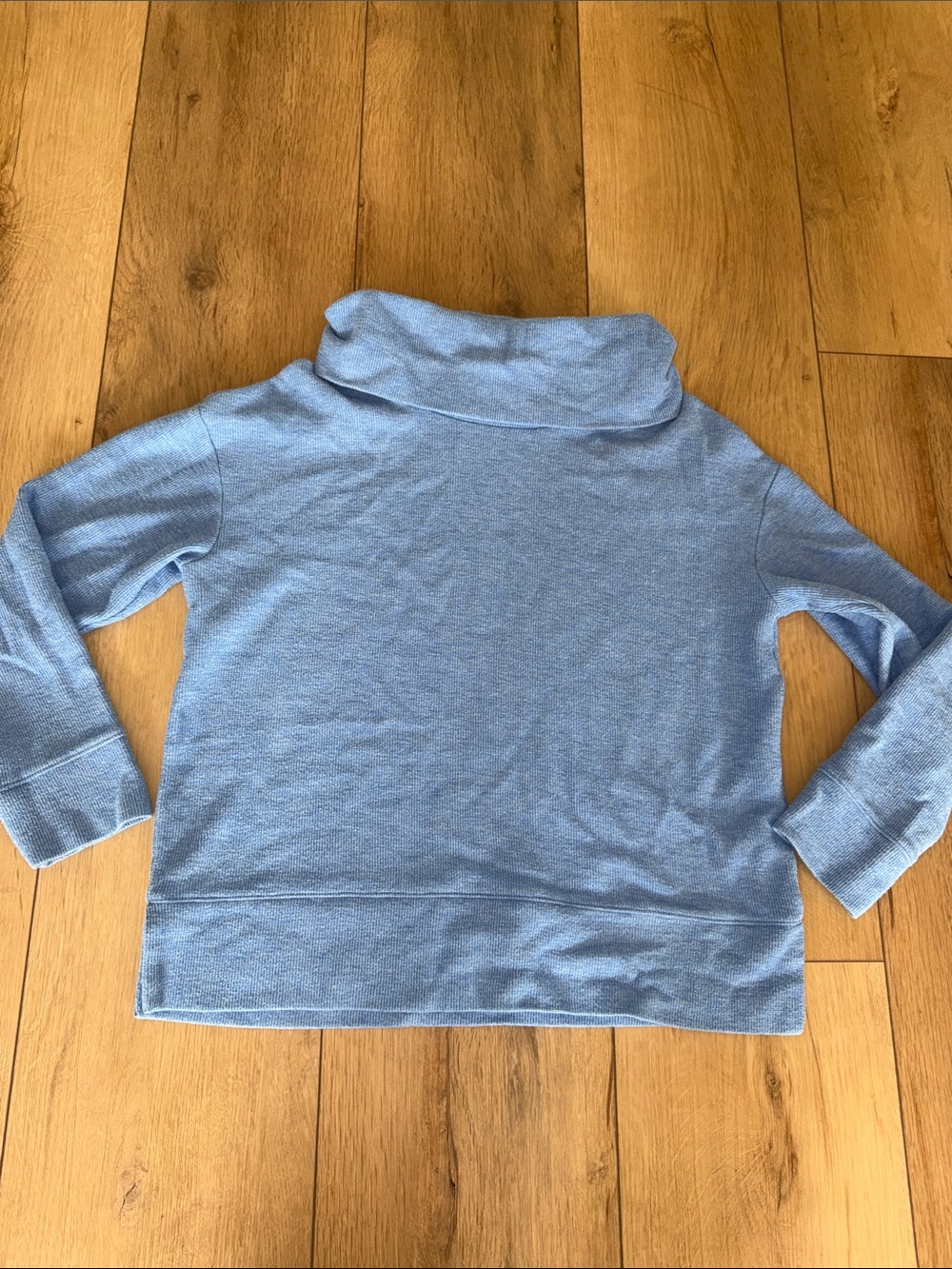 Banana Republic Factory Light Blue Cowl Neck Sweater
